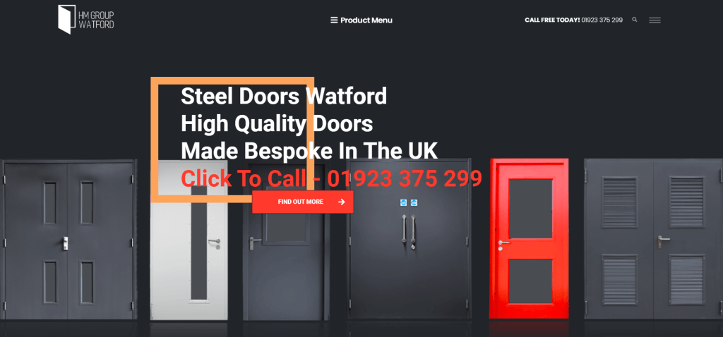 Web Design London - Steel Doors Watford